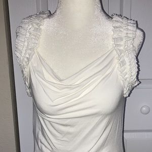 Host Pick! BCBG Max Azria top with ruffle sleeves